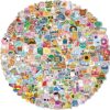 300 PCS Water Bottle Stickers for Kids Teens, Vinyl Vsco Waterproof Cute Aesthetic Stickers, Hydroflask Laptop Phone Skateboard Stickers for Teens Girls Kids, Sticker Packs